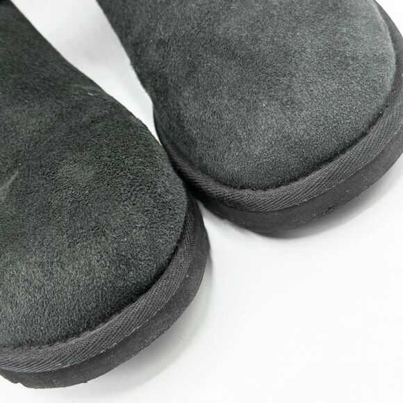 UGG Bailey Boot II Tall Black Suede Fur Lined Winter Boots - US Women 6 / EU 37 - Picture 3 of 13